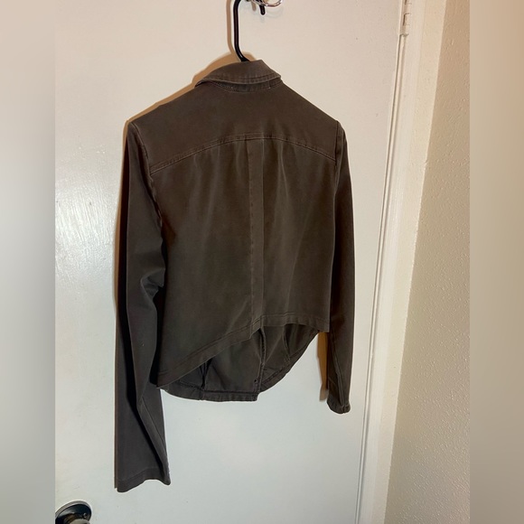 Torrid Washed Jersey Moto Jacket - Picture 3 of 4